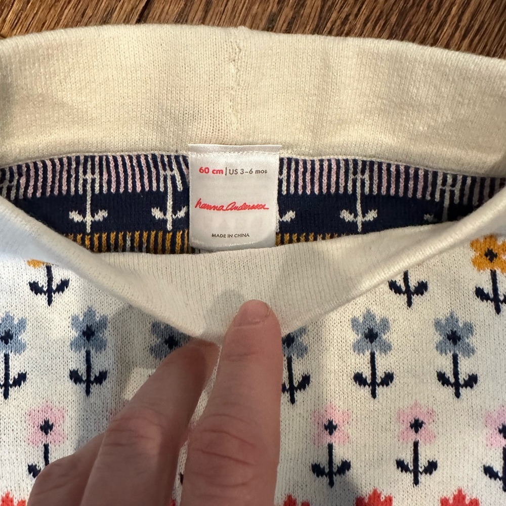 Hanna Andersson Baby Girl Sweater Leggings